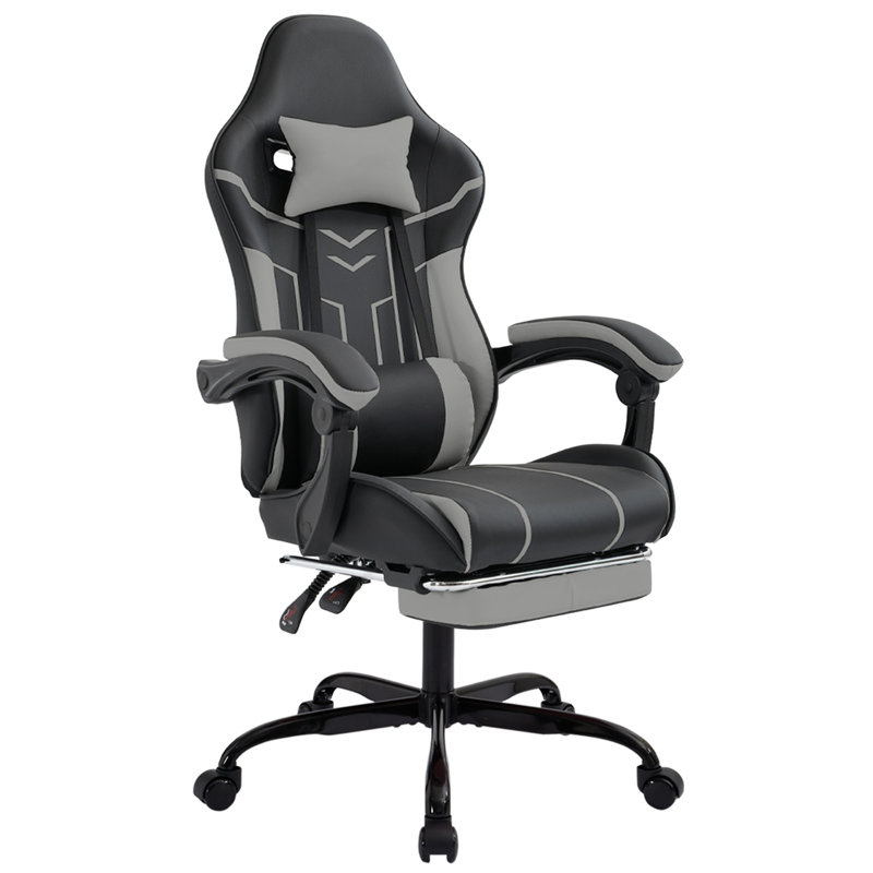 Fauteuil de jeu, Noir/gris