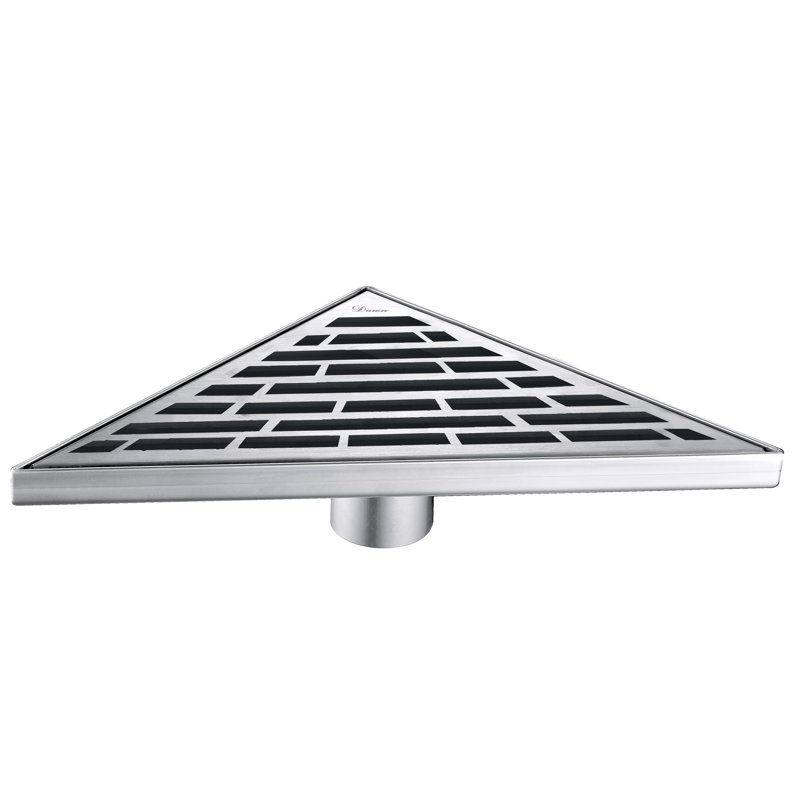 Stainless Steel Amazon River Triangle Corner Floor Shower Drain 