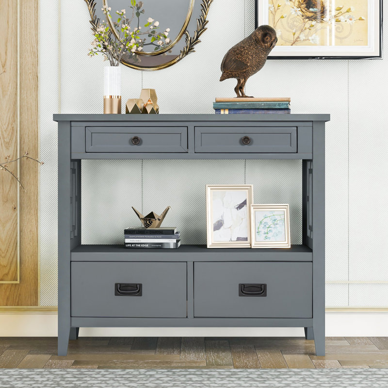 Console 36 po Norfolk, gris