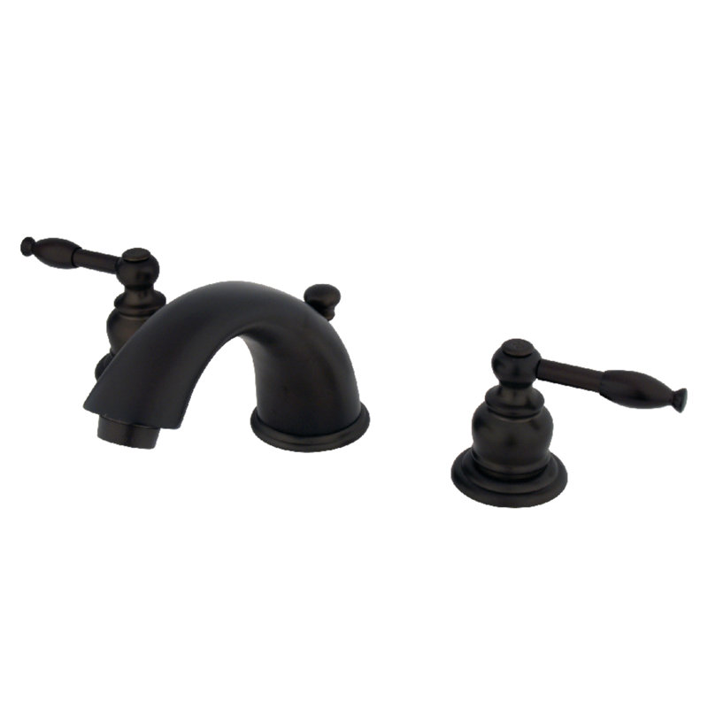 Robinet de salle de bain espacé Kingston, Bronze huilé