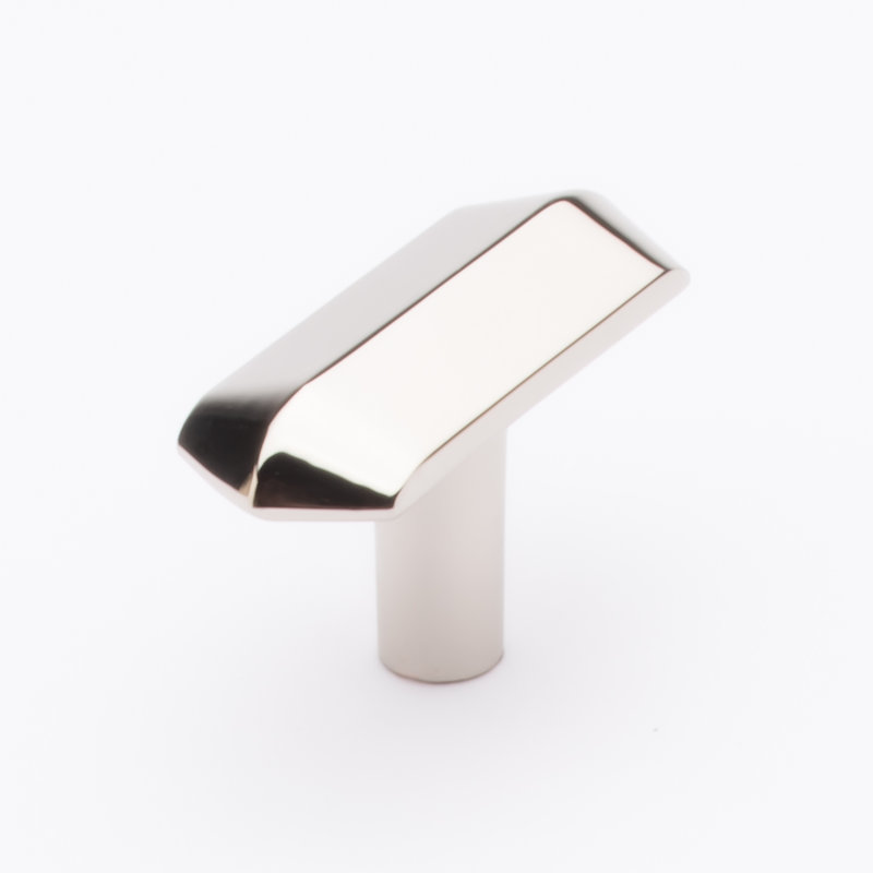 Eternity 2" Length T Knob, Polished Nickel