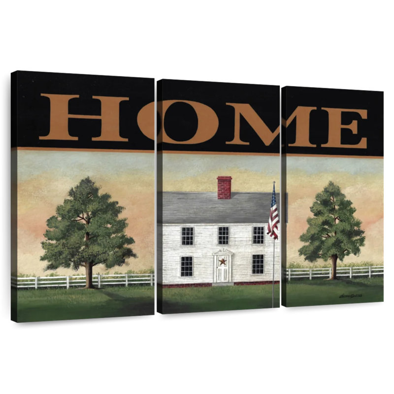 Kema Colonial Home Wall Sign, 42" H x 65" W