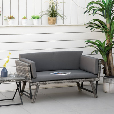 Fauteuil convertible en rotin Latitude Run®