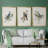 " Spring Song Blue Bird " 3 - Pieces Painting Print-400268475-400268472