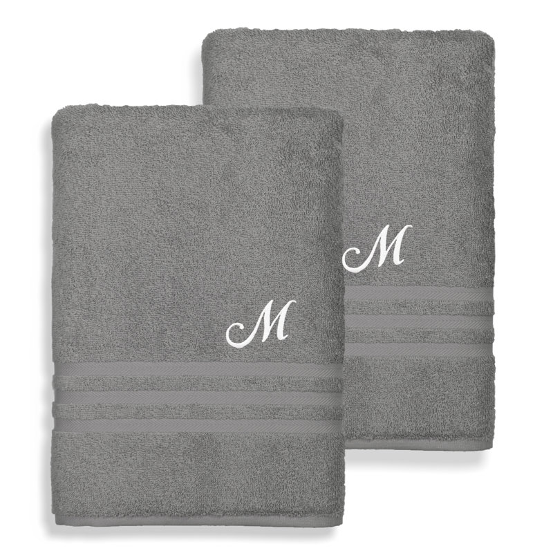 Denzi Midweight Bath Sheet, M, Dark Gray