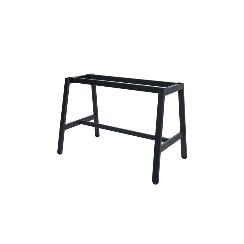Atlas Black Powder-Coated Trestle Dining Table Base