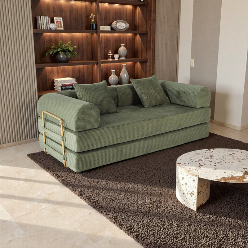Canapé-lit polyvalent en mousse à mémoire de forme pliable - un confort peu encombrant pour la vie moderne et la commodité pour les invités
