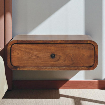 Archeveque 45cm W Solid Wood Bedside Table