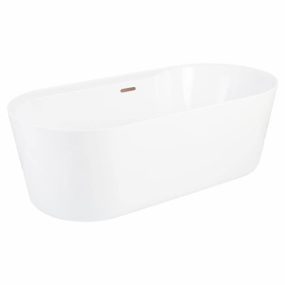 70" Ashington Acrylic Freestanding Soaking Bathtub