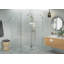 Halo 60 in. x 45 in. x 78 in. 90-degree Fully Frameless Glass Hinged Shower Enclosure-1138027773