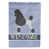 Caniche royal noir debout sélectionné