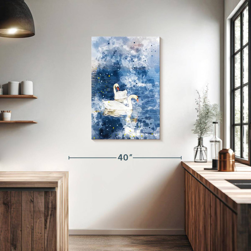 Brampt Swans Amour, 36" H x 24" W