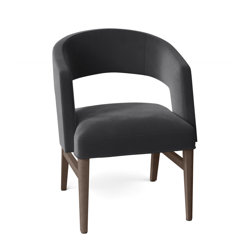 Chaise avec accoudoirs Bryant, 9953 Minuit, Mica