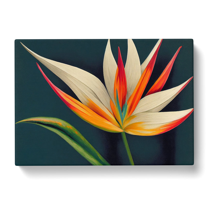 Meaningful Bird Of Paradise Flower - Wrapped Canvas