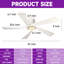 Karlena Modern 52" Smart Ceiling Fan with LED Light and Remote Control-1682787464