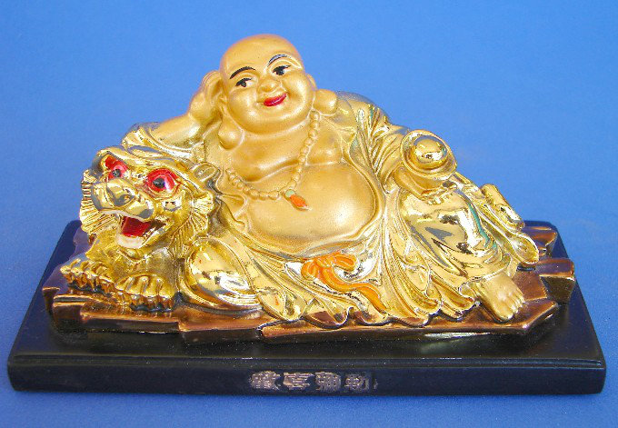 Figurine de Bouddha allongé