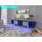 LED TV Stand With Remote Control And Multiple Modes Changing Lights