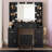 Venette Vanity with Built-In Outlets and Lighted Mirror-776844602