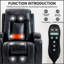 Fauteuil inclinable Infinity Power Power Lift pour personnes âgées, robuste avec massage par vibration à 8 points, chauffage lombaire, charge USB et porte-gobelets-38916546