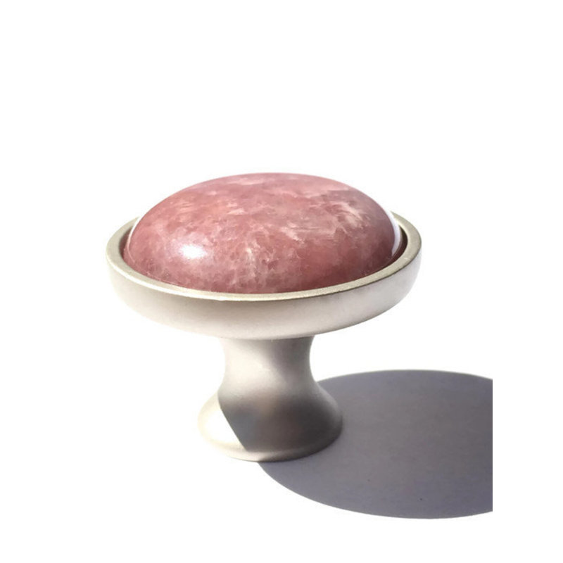 Mushroom Knob, Oiled Rubbed Bronze/Cherry