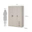Manufactured Wood Wardrobe
