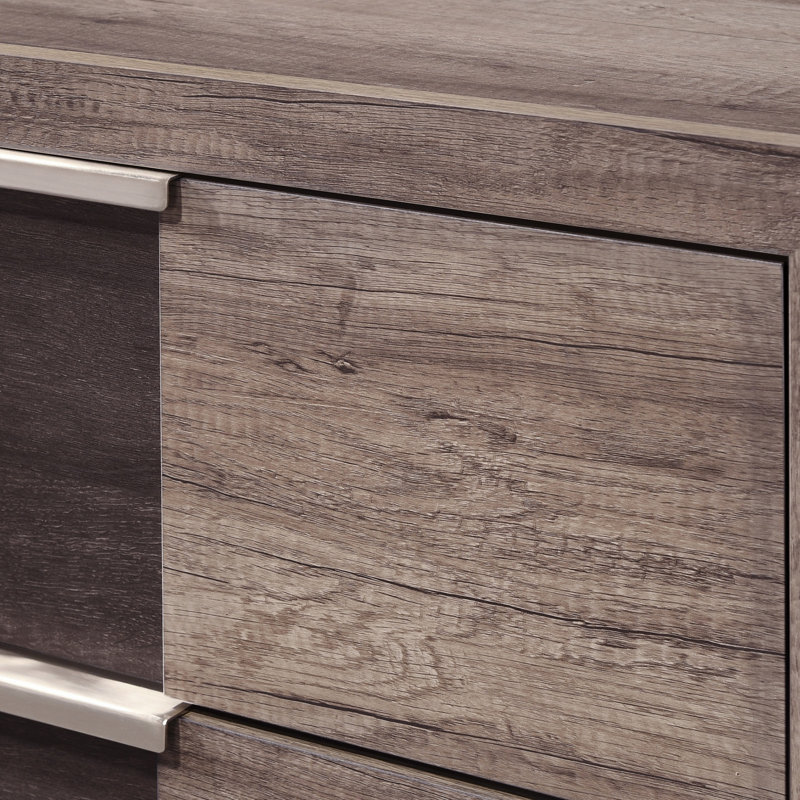 Table de chevet contemporaine 1Pc, Brun