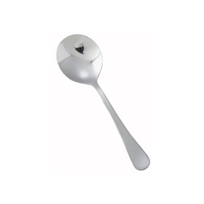 Cuillère à bouillon en acier inoxydable Elite, poids lourd, 7,25 po (paquet de 12)