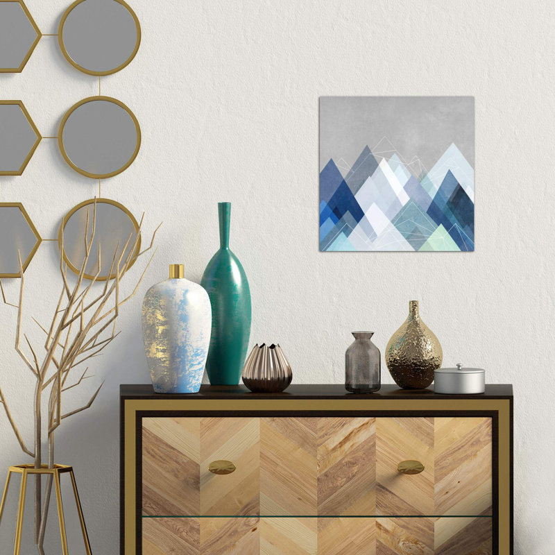 Graphic CVII.X by Mareike Böhmer - Print on Canvas, No Frame, 93.98 cm H x 93.98 cm W x 3.175 cm D
