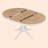Coulmann 4 - Person Extendable Pedestal Dining Set-193530977-193530976