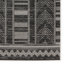 Phoebe Machine Washable Kimmons Chevron Area Rug in Black/Light Gray-1557063281