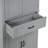 Tall Bathroom Storage Cabinet With Doors And Drawer - Grey For Needs-779349638