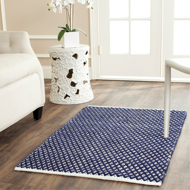 Alpizar Flat Weave Cotton Geometric Rug, Rectangle 9' x 12'