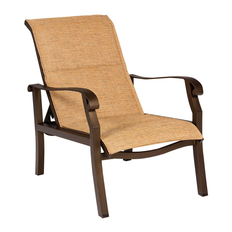 Padded Sling Adjustable Lounge Chair