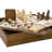7-in-1 Classic Wooden Board Games Set - Family Game Night with Cards, Dice, Chess, Checkers, Backgammon, Dominoes, and Cribbage