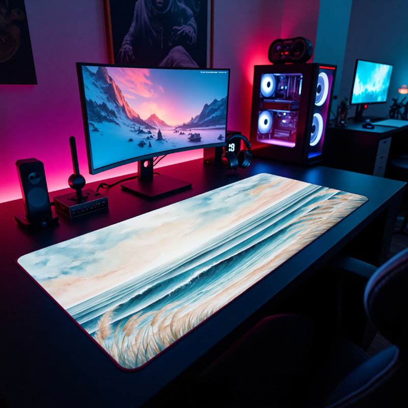 Polyester Desk Pad, 23.6x13.8
