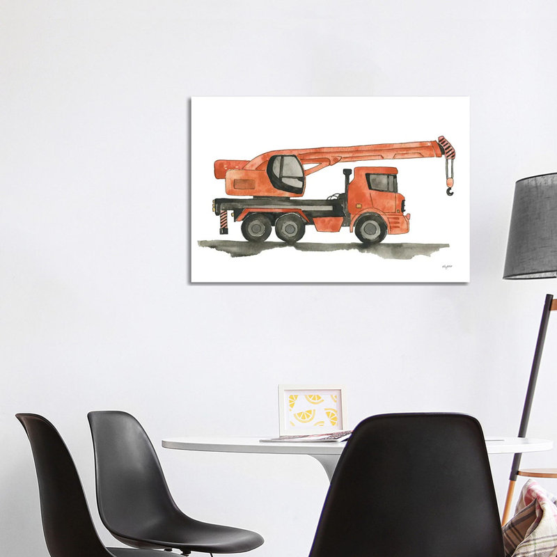 Crane 1 Piece Wrapped Canvas Painting, 66.04cm H x 101.6cm W