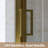44"-48" W X70 H Aluminum Framed Sliding Shower Door In Brushed Gold Finish-118558509