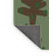 Tapis vert/brun à motifs-1189226563