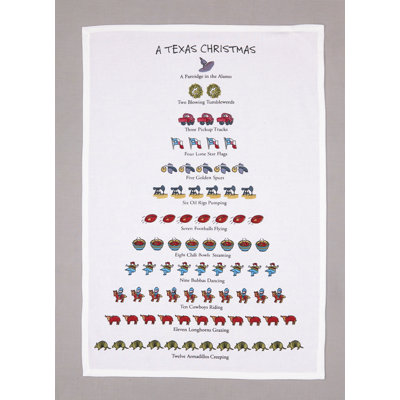 Serviette de cuisine A Texas Christmas