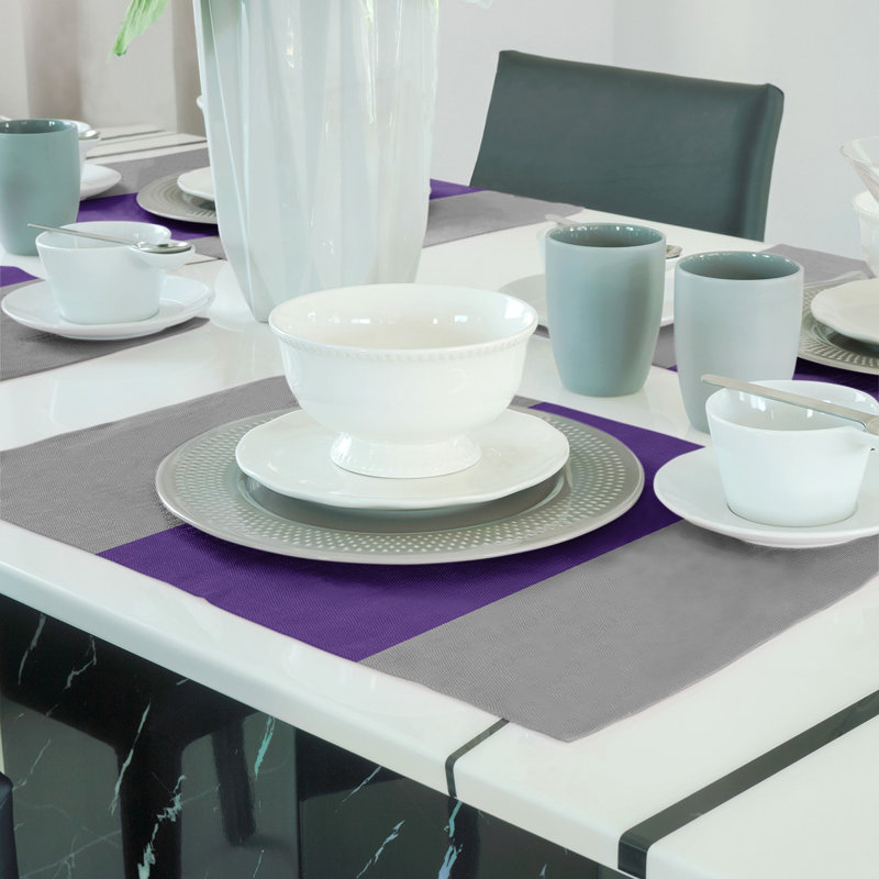 Récapitulatif de 18 po Kansas Cat, Gris / Mauve, Sergé de coton