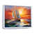 White Floater Framed