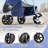 Foldable Pet Dog and Cat Stroller with Adjustable Canopy Storage Basket and Cup Holder for Small and Medium Pets-110958664