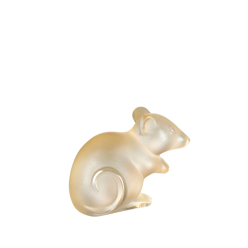 Crystal Mouse Sculpture
