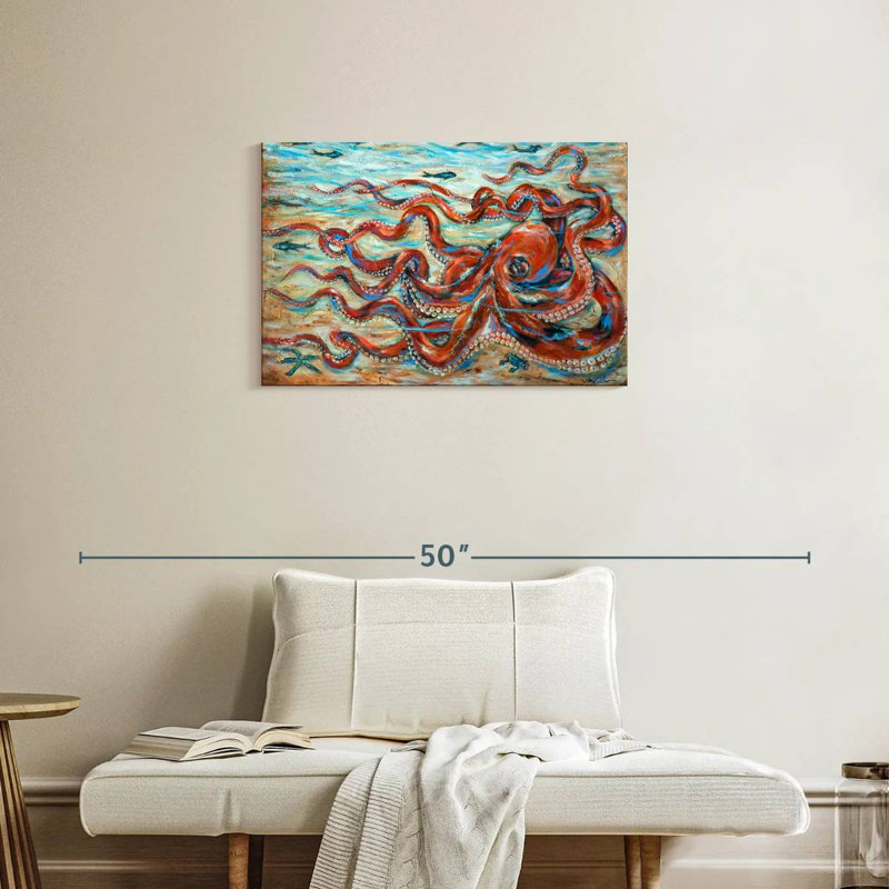 Octopus Crawl, 20" H x 30" W