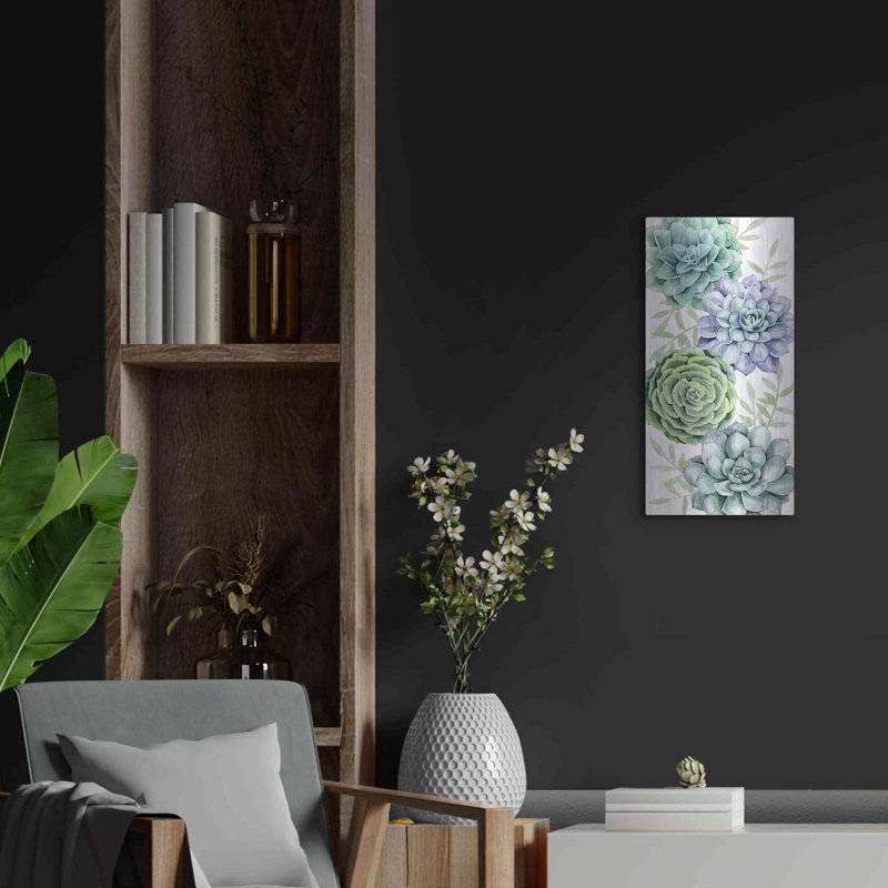 «Succulent Collection B» par Grace Popp, H 24 po x l 12 po