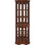 Corner Curio Cabinet with 5 Shelves and Lighting System Solid base frame, comfortable, durable, beautiful-1647932688