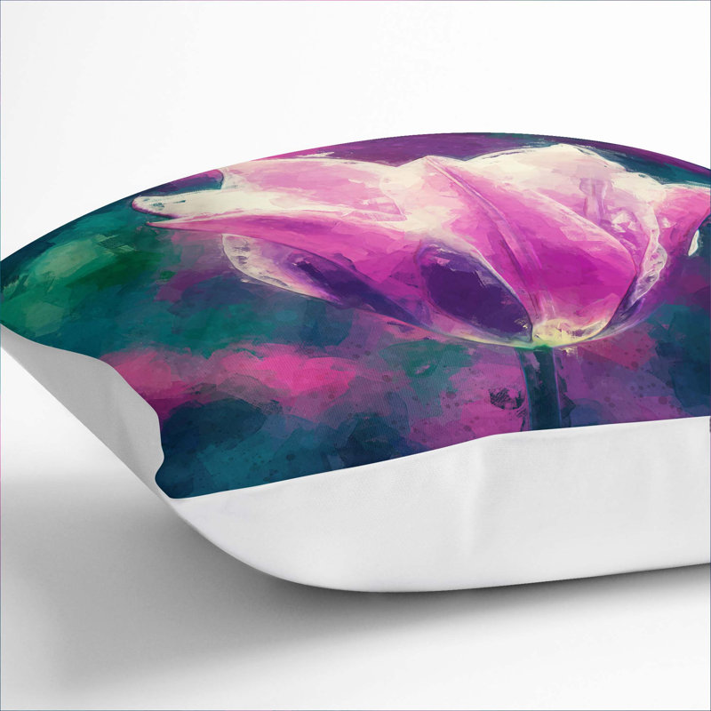 Square Throw Cushion, 40cm H x 40cm W x 15cm D, White