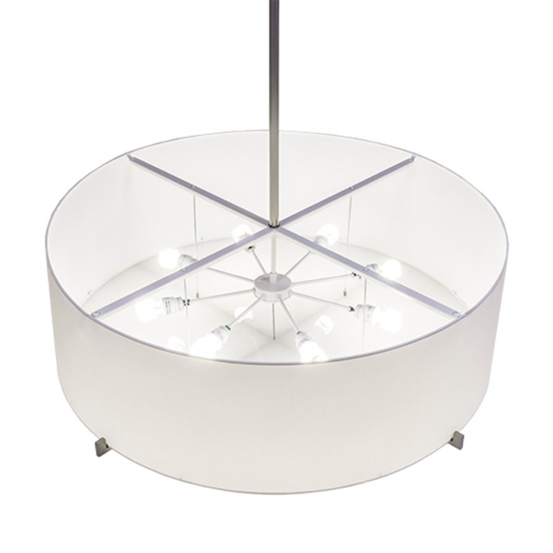 Cilindro 8 - Light Drum Chandelier