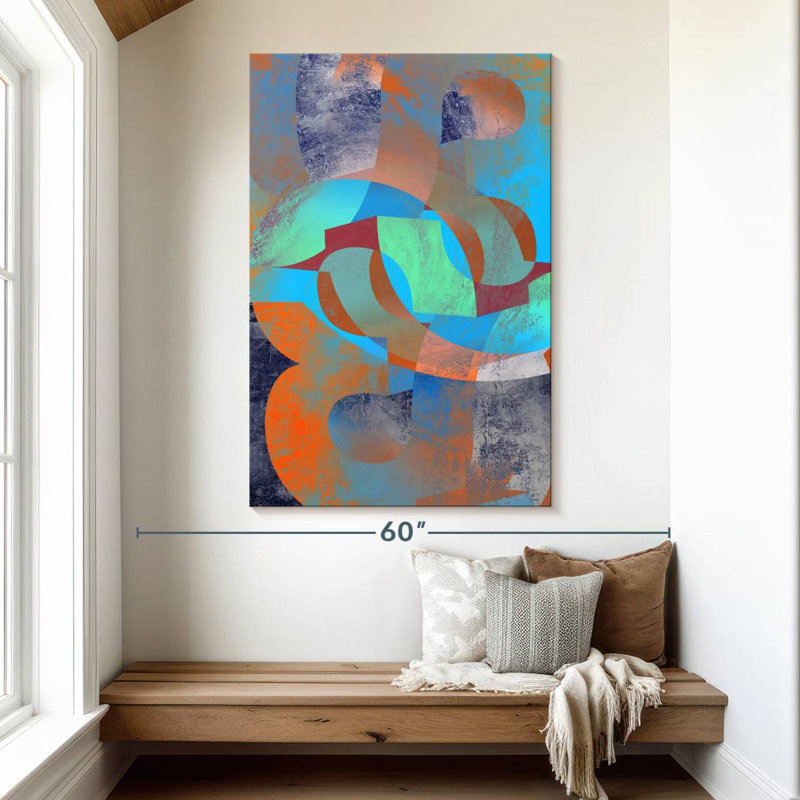 Avery Contemporary géométrique XV, H 51 po x l 34 po