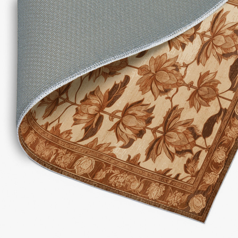Tapis d'intérieur et d'extérieur brun Persian, Rectangulaire 2 pi x 3 pi